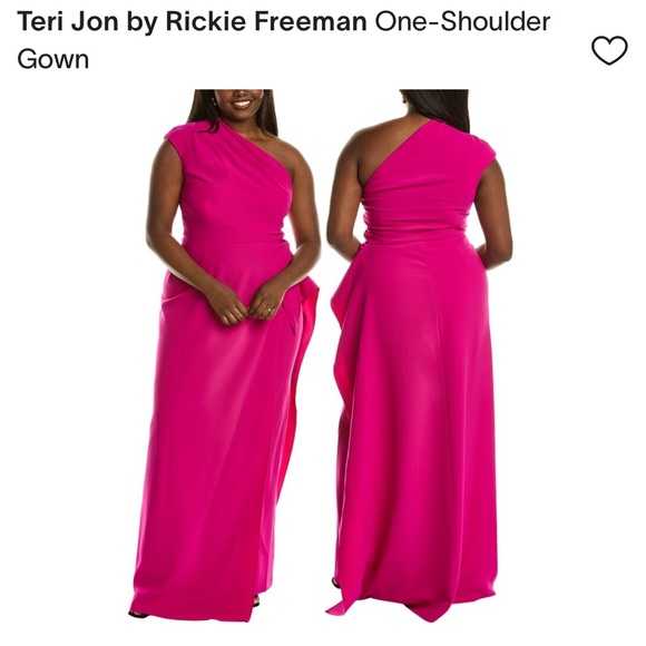 Rickie Freeman for Teri Jon Dresses & Skirts - Rickie Freeman for Teri Jon, Fuschia Gown